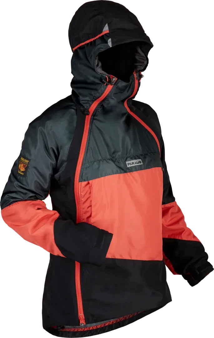 Womens Velez Evolution Hybrid Smock Hot Coral Steel Black Angled