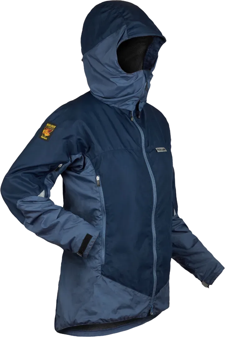 Womens Velez Jacket Midnight Indigo Womens Waterproof Walking Jacket Angled