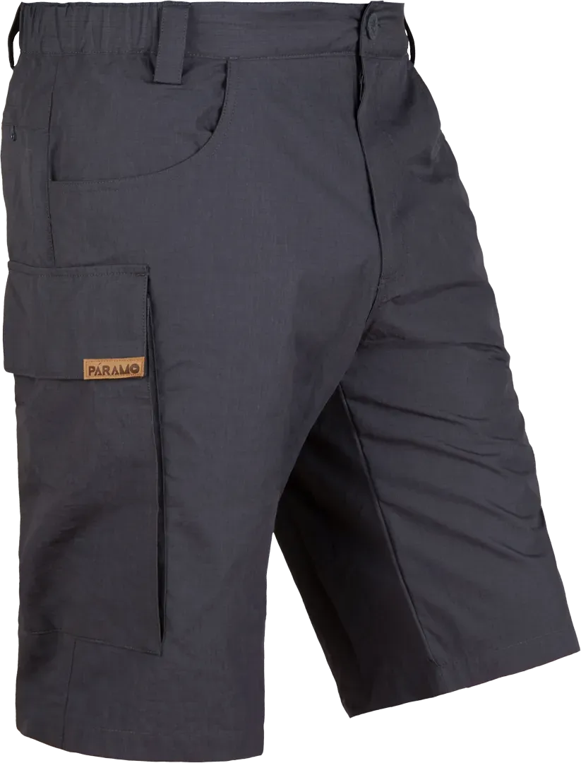 Mens Climbing Shorts Maui In Dark Grey Angled