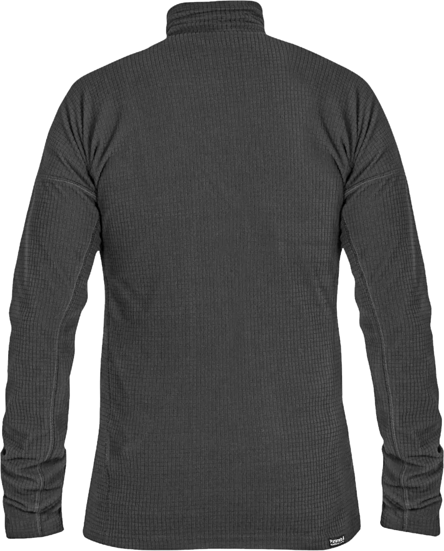 Mens Hiking Technical Baselayer In Dark Grey Back