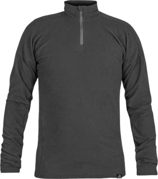 Mens Hiking Technical Baselayer In Dark Grey Front