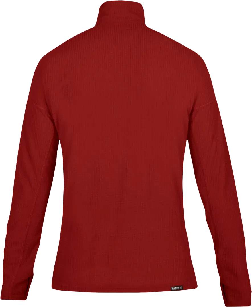 Mens Hiking Technical Baselayer In Fire Back