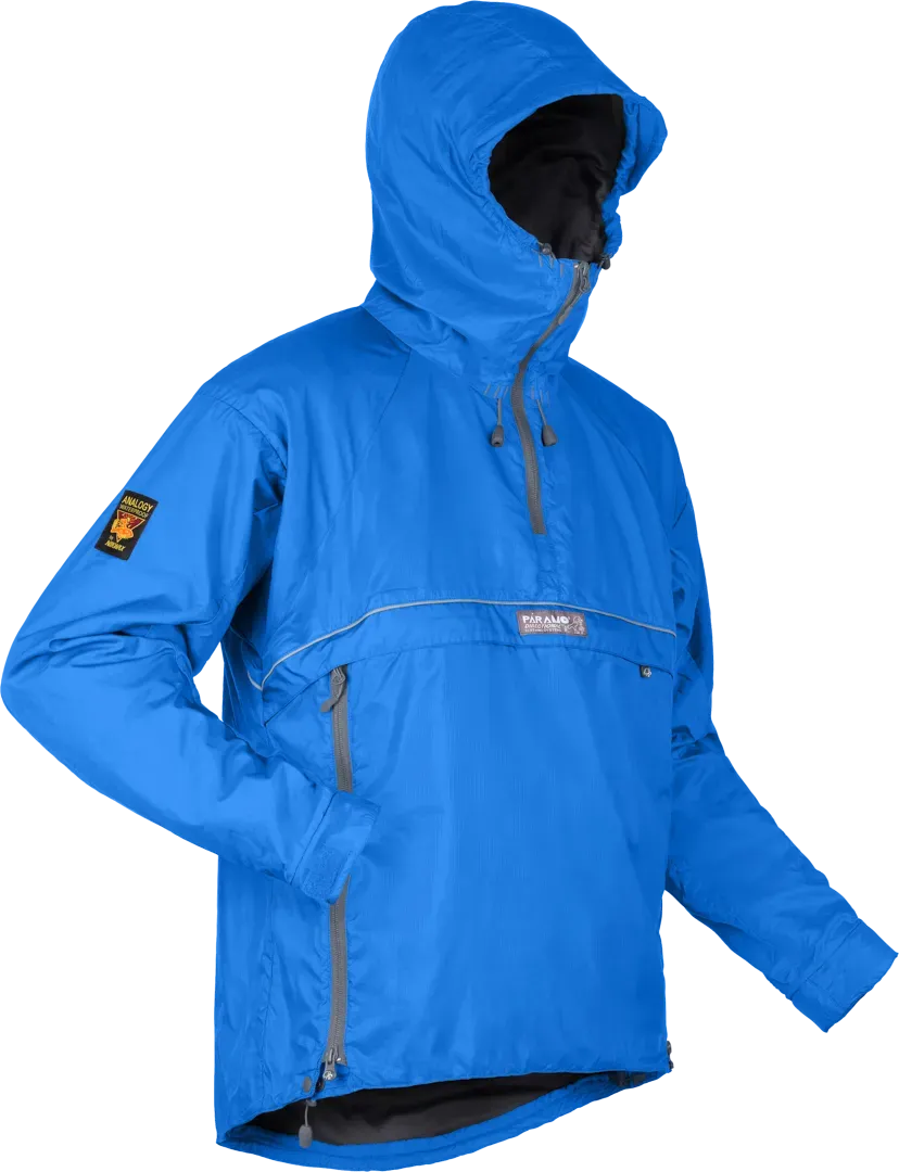 Mens Lightweight Smock Paramo Velez Adventure Light In Reef Blue Angled