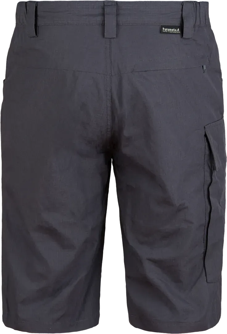 Mens Trekking Shorts Maui In Dark Grey Back