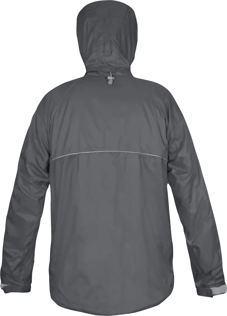 Mens Waterproof Hiking Smock Paramo Velez Adventure Light In Rock Grey Back