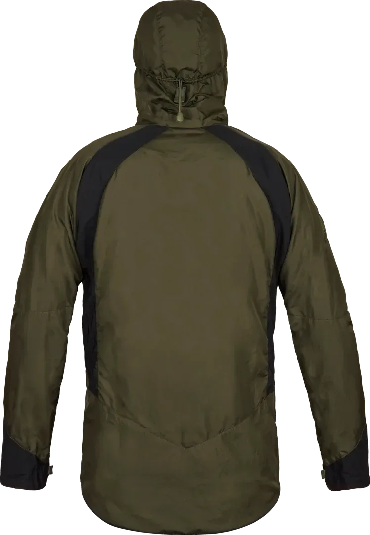 Mens Climbing Smock Paramo Velez Evolution Hybrid In Moss And Black Back