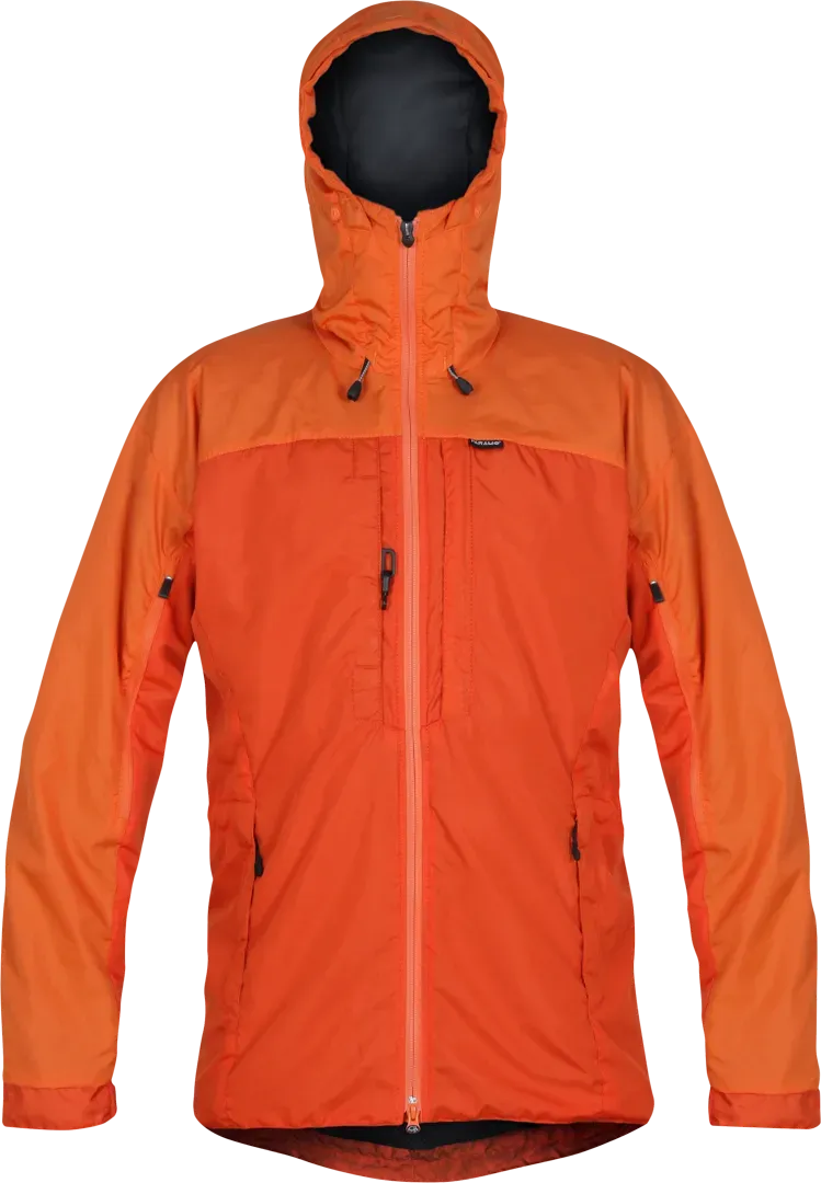 Mens Hill Walking Jacket Paramo Alta Iii Pumpkin Puffin Front