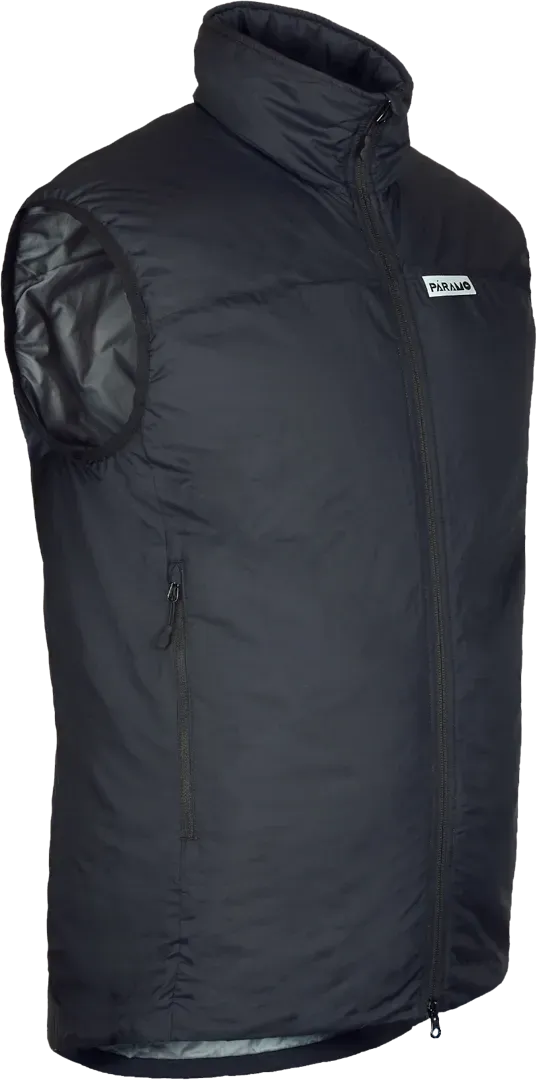 Mens Insulating Hiking Gilet Torres Medio In Black Angled