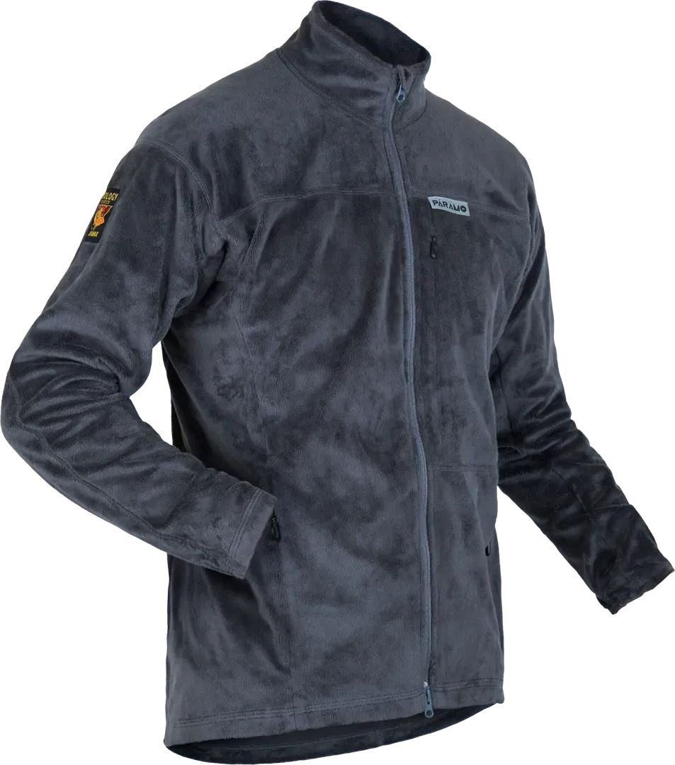 Mens Walking Fleece Paramo Bentu Plus Dark Grey Angled
