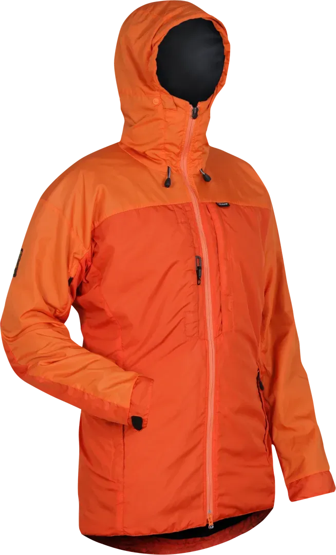 Mens Walking Jacket Paramo Alta Iii Pumpkin Puffin Angled