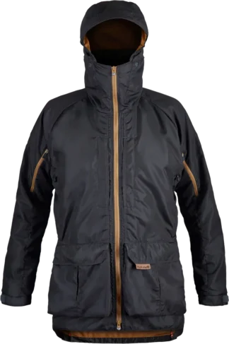Mens Waterproof Photography Jacket Pajaro In Dark Grey Front
