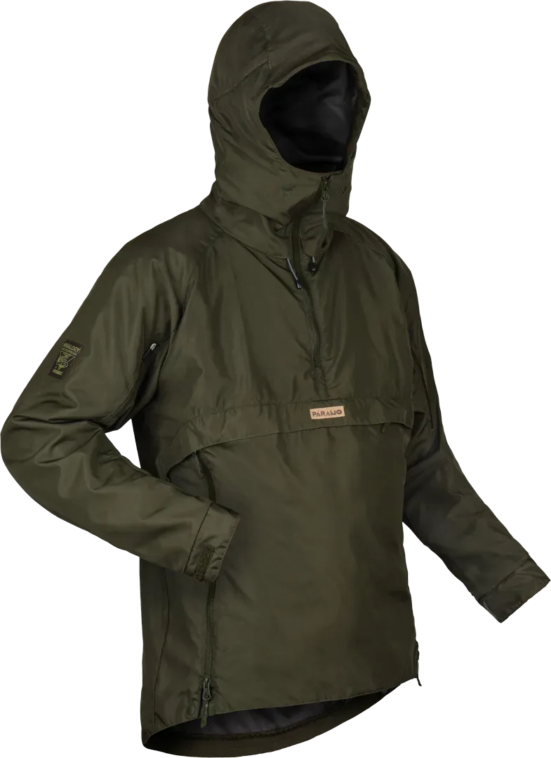 Mens Waterproof Winter Hiking Smock Velez Adventure In Moss Angled