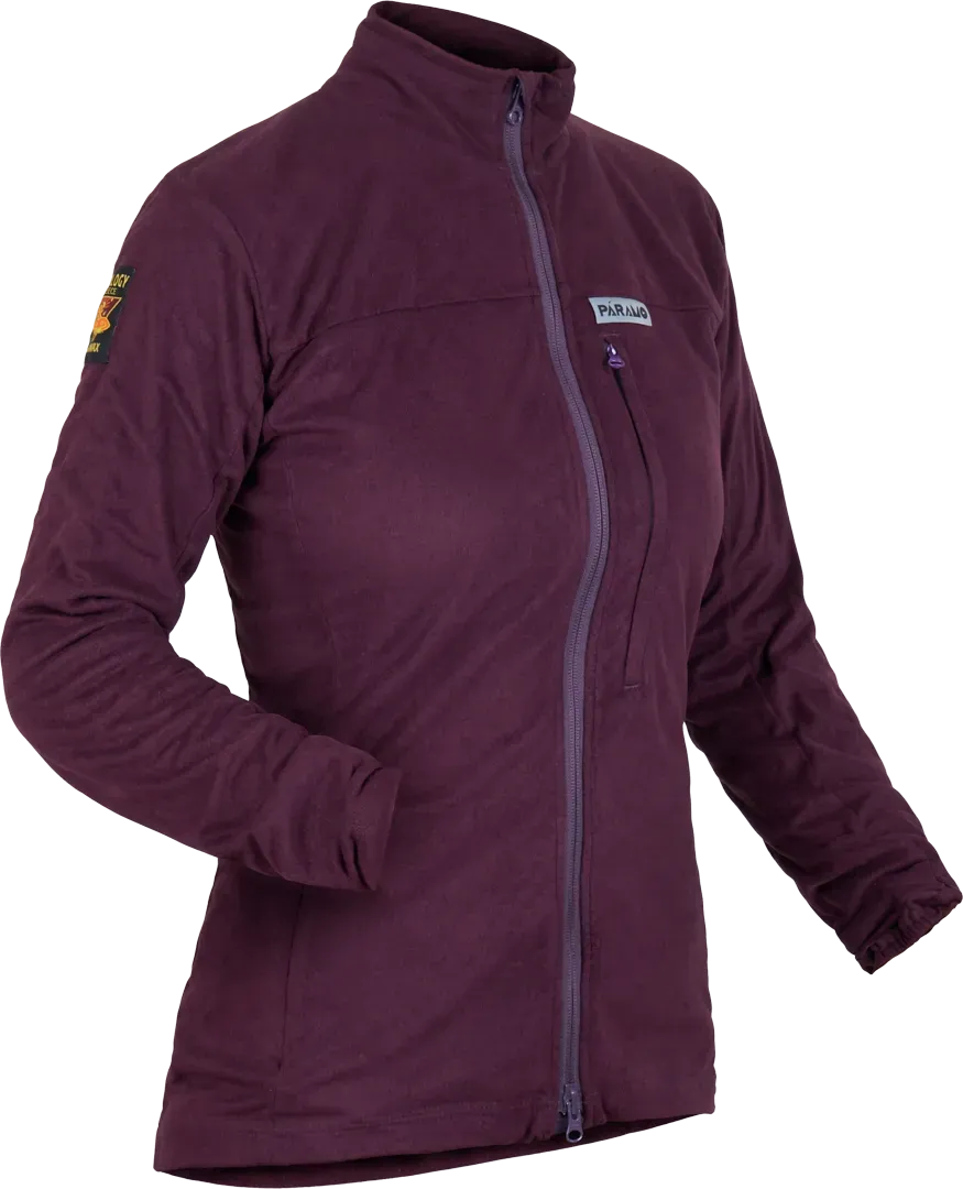 Womens Bentu Fleece Elderberry Fleece Womens Angled
