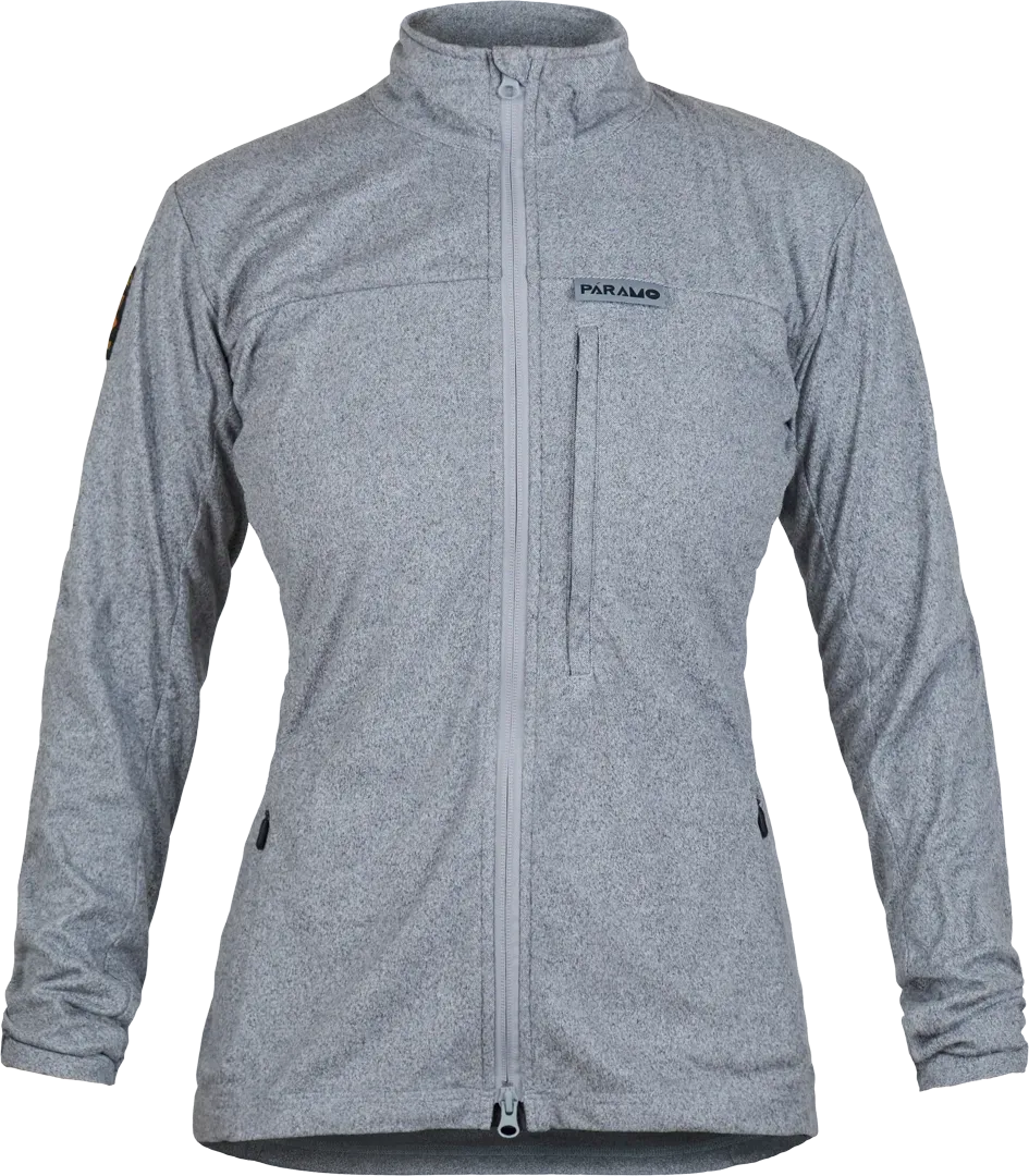 Womens Bentu Fleece Grey Marl Womens Fleece Front