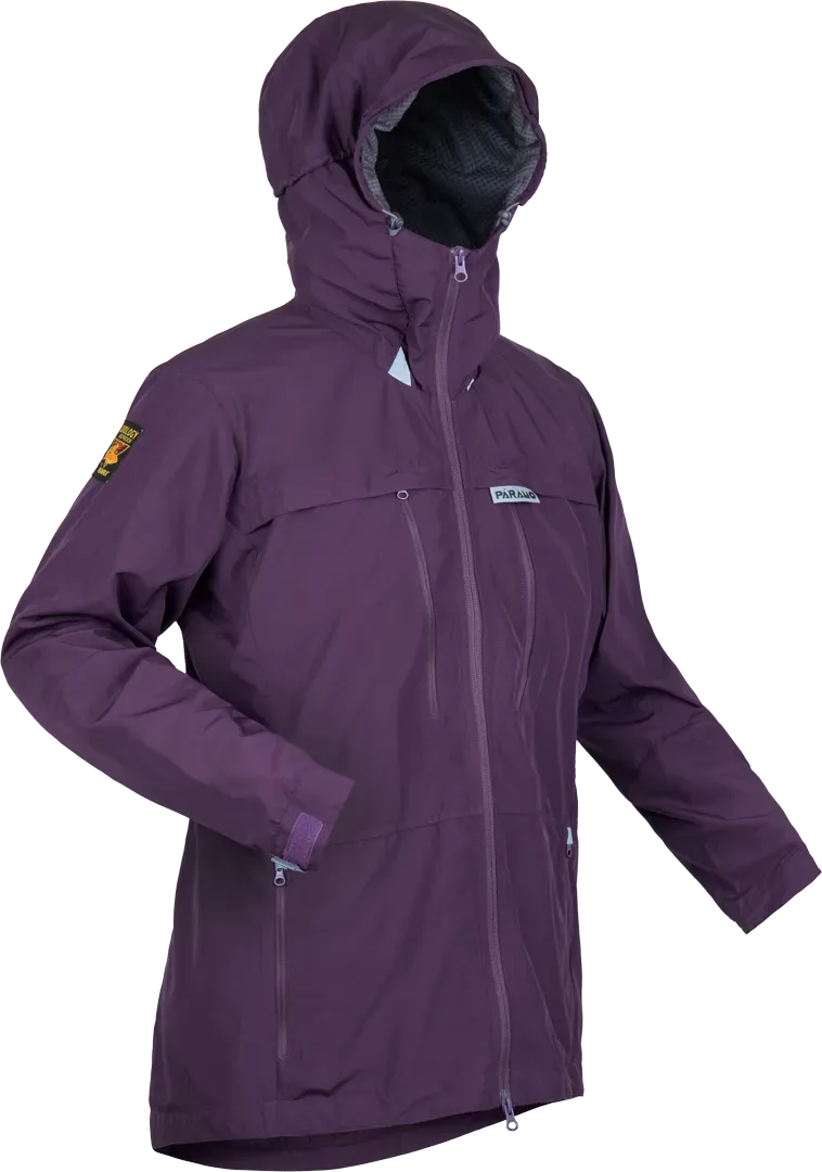Womens Bentu Windproof Jacket Elderberry Womens Windbreaker Angled