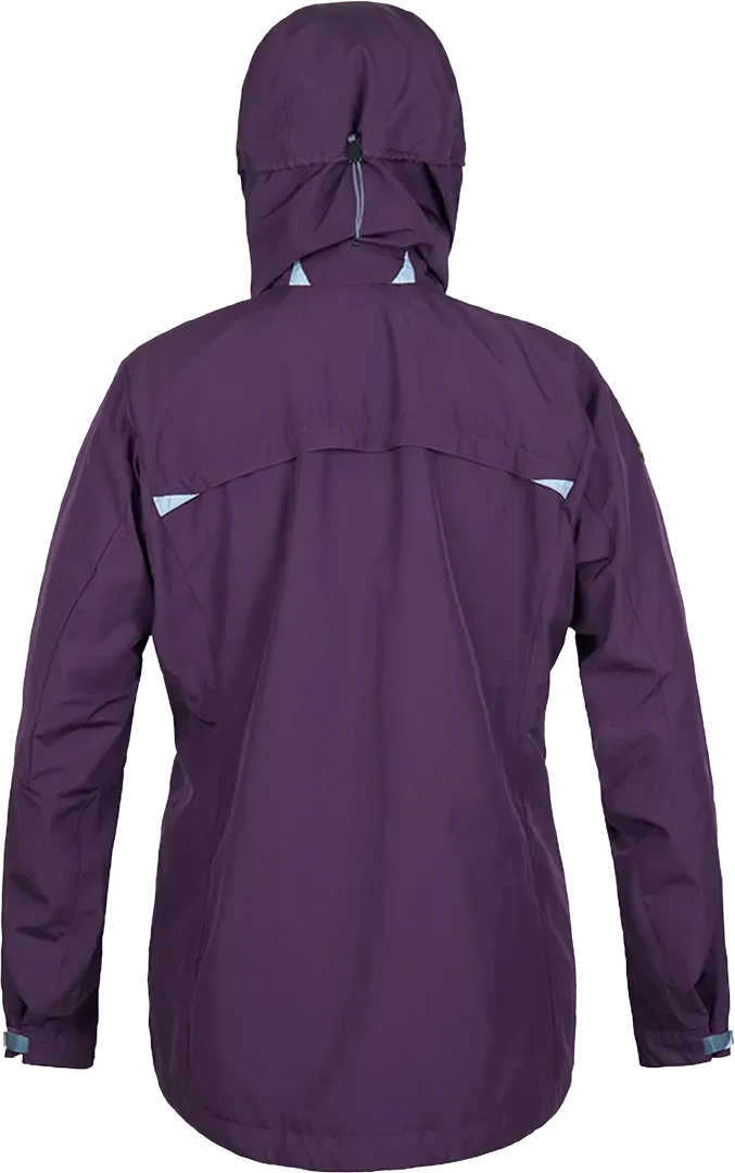 Womens Bentu Windproof Jacket Elderberry Womens Windbreaker Back