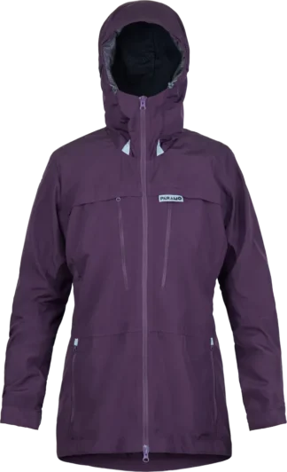 Womens Bentu Windproof Jacket Elderberry Womens Windbreaker Front