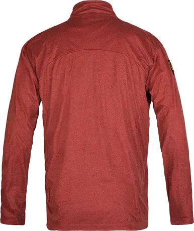 Mens Hiking Fleece Páramo Bentu Outback Red Back