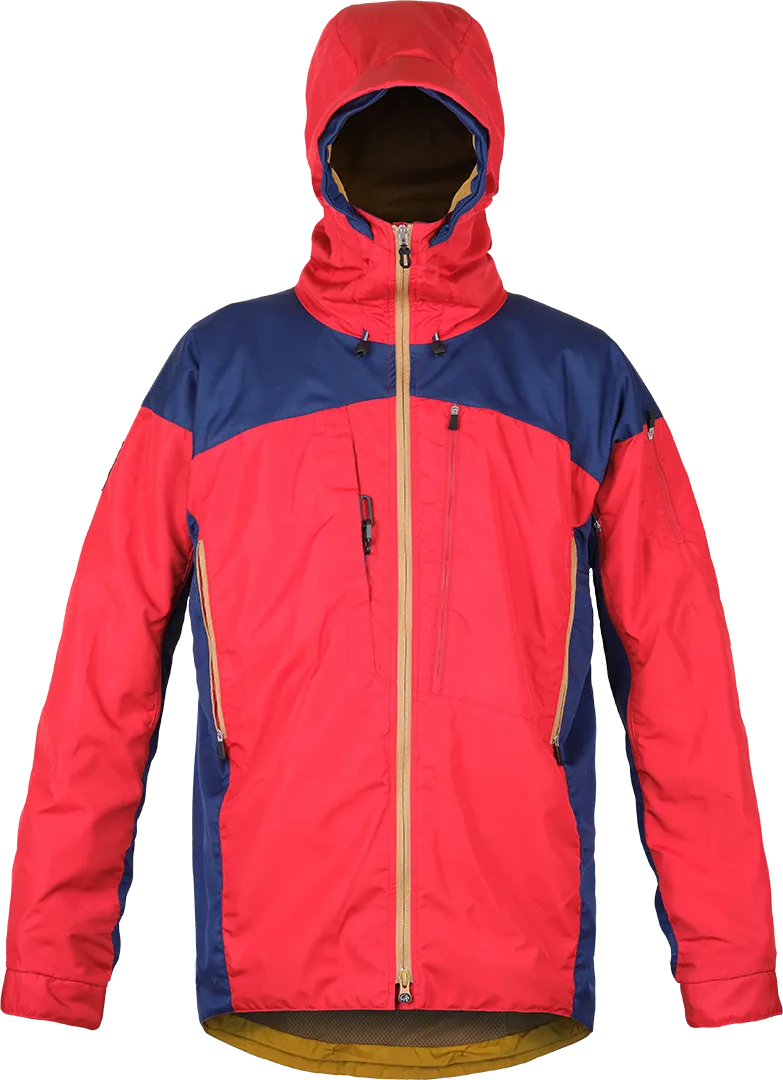 Mens Mountaineering Waterproof Jacket Paramo Enduro Fire Midnight Front 1080