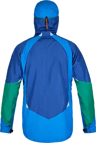Mens Winter Climbing Jacket Páramo Velez Evolution Smock Reef Blue Back