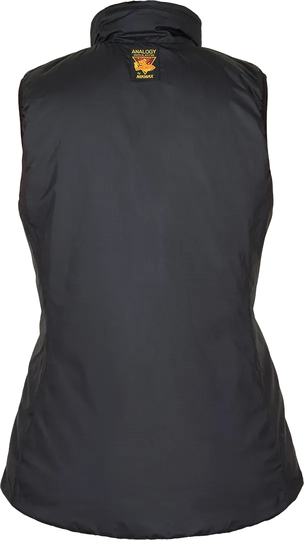 Womens Insulating Climbing Gilet Paramo Torres Medio Black Elderberry Back 1080