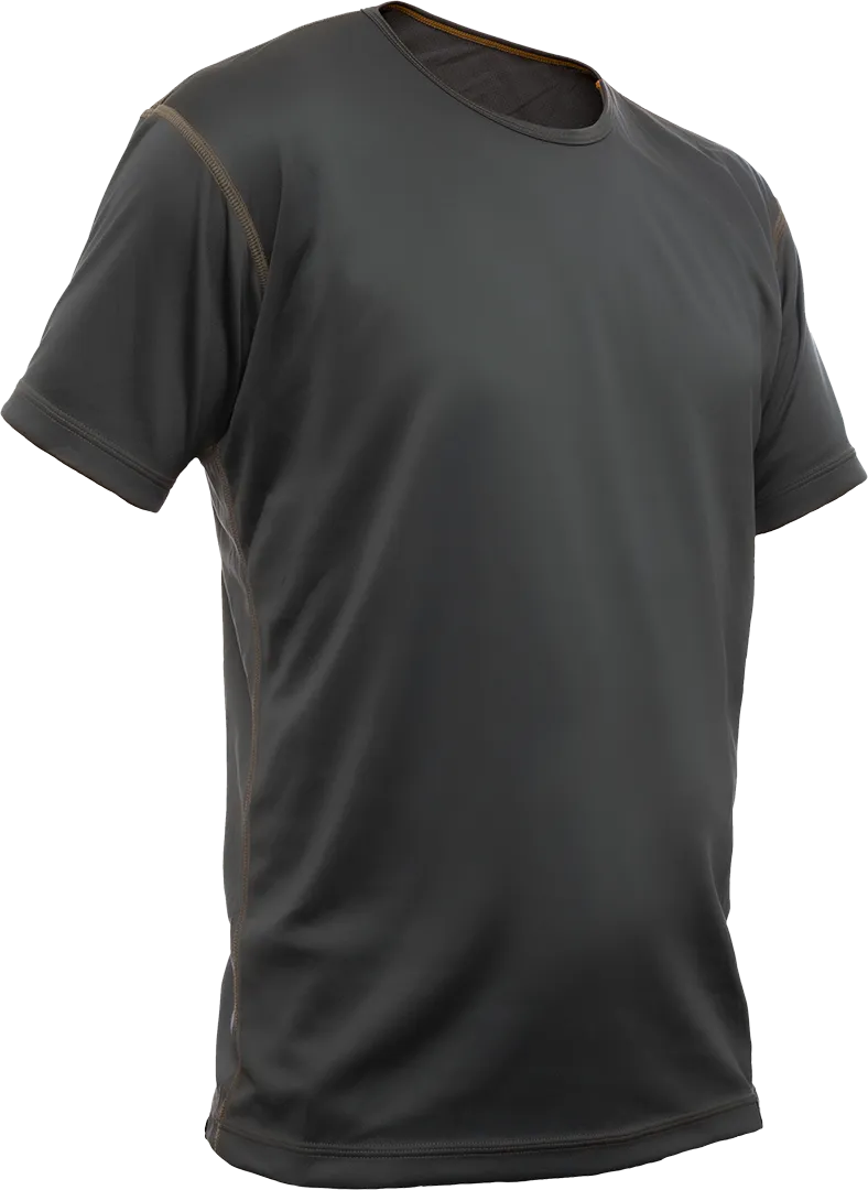 Mens Cambia Ls Zip Neck Dark Grey Angled 1080px