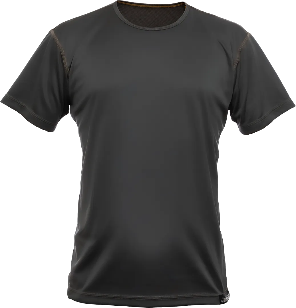 Mens Cambia Ls Zip Neck Dark Grey Front 1080px