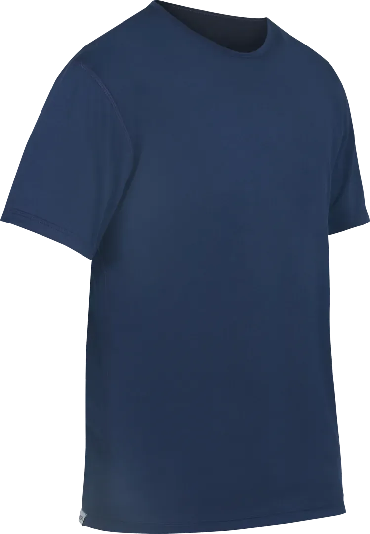 Mens Short Sleeved Base Layer Cambia Midnight Angled