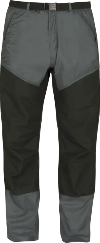 Mens Winter Hiking Trousers Paramo Velez Adventure Trousers In Rock Grey And Black Front