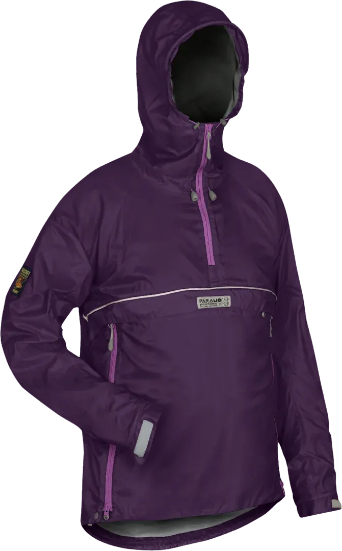 Womens Velez Adventure Light Smock Elderberry Hiking Jacket Angled