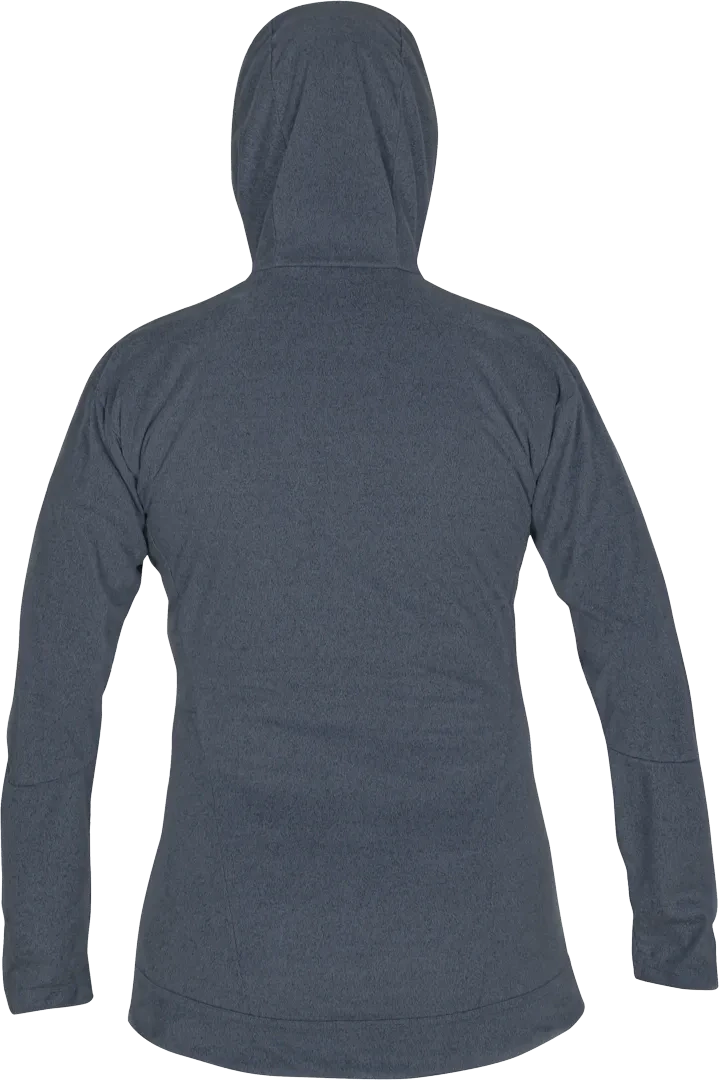 Womens Ventura Fleece Indigo Womens Windproof Fleece Back