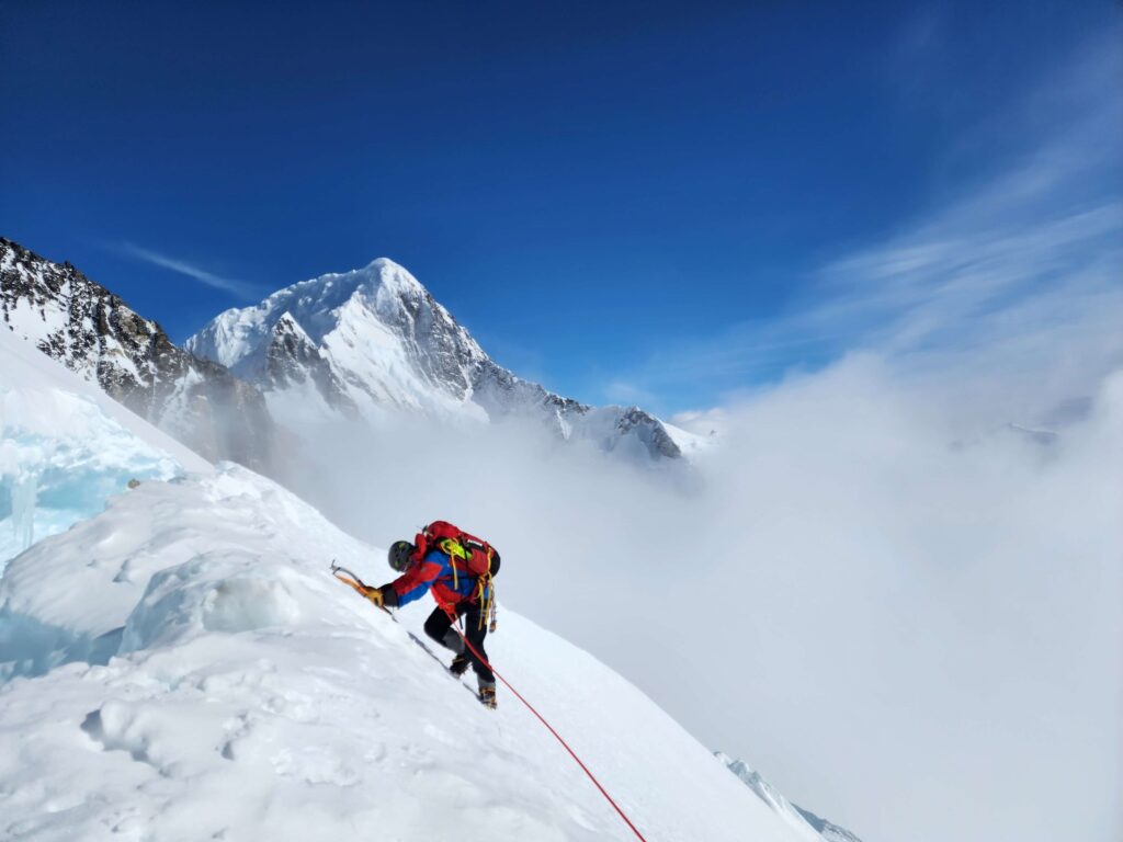 Jodi Longyear On Mt Macklin Dan Bergman