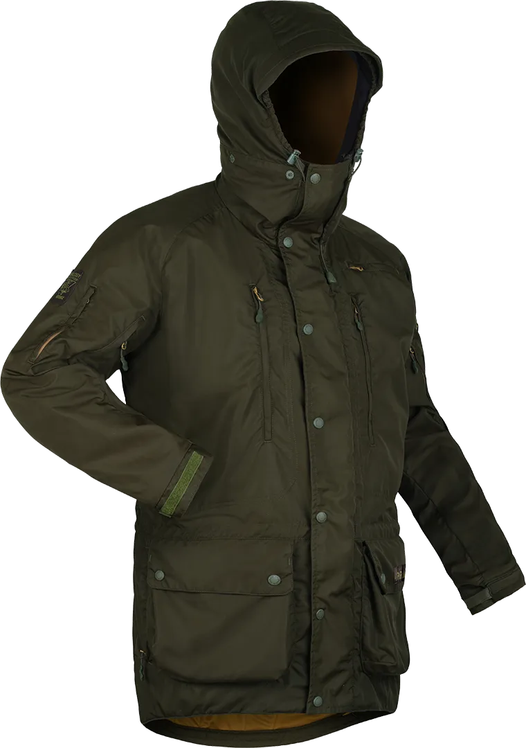 Mens Halkon 360 Jacket Moss Angled 1080px