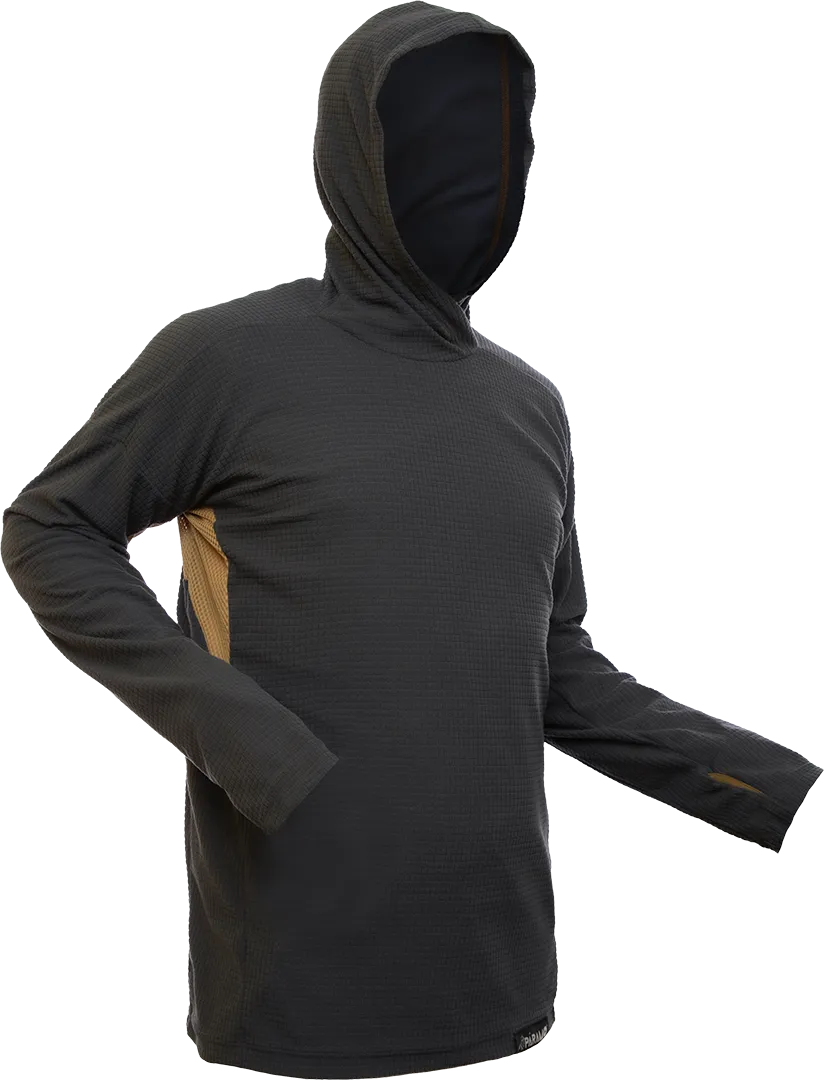 Mens Velez Grid Dark Grey Cumin Angled 1080px