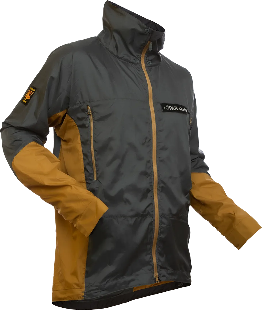 Mens Velez Windproof Dark Grey Cumin Angled 1080px