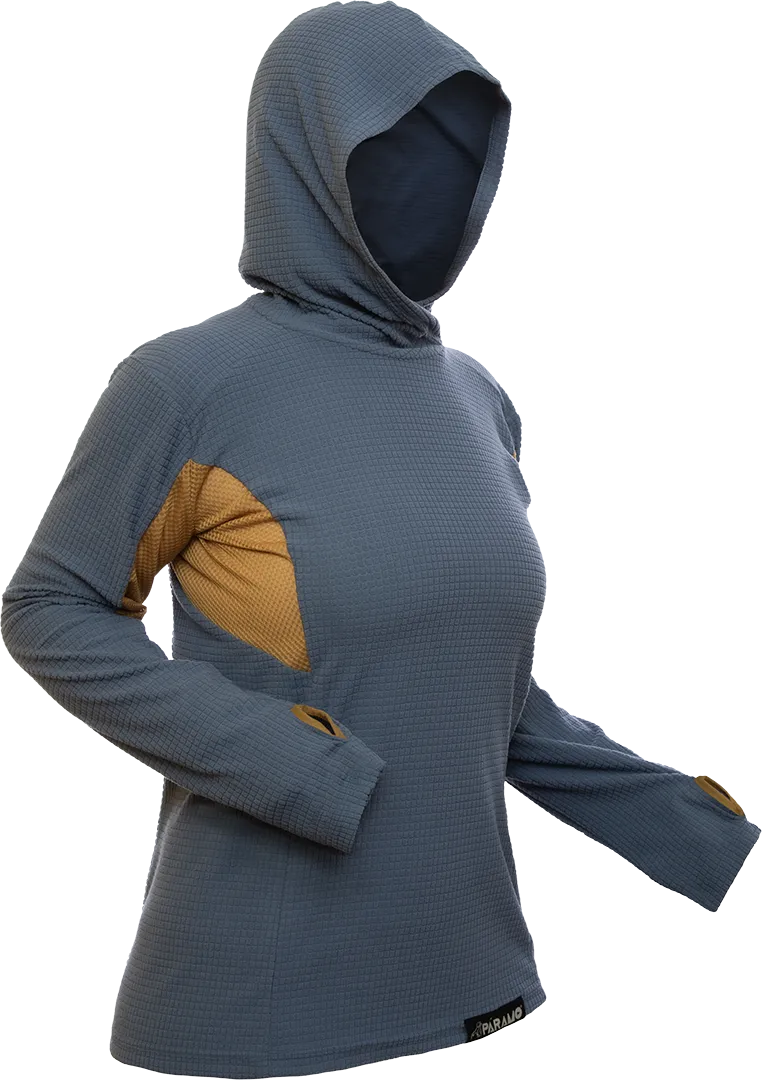 Womens Velez Grid Indigo Cumin Angled 1080px