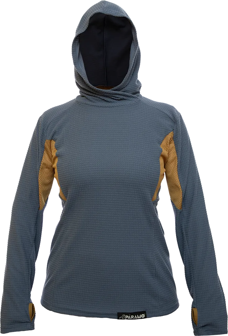 Womens Velez Grid Indigo Cumin Front 1080px